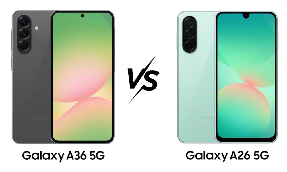 Samsung Galaxy A36 5G vs Samsung Galaxy A26 5G