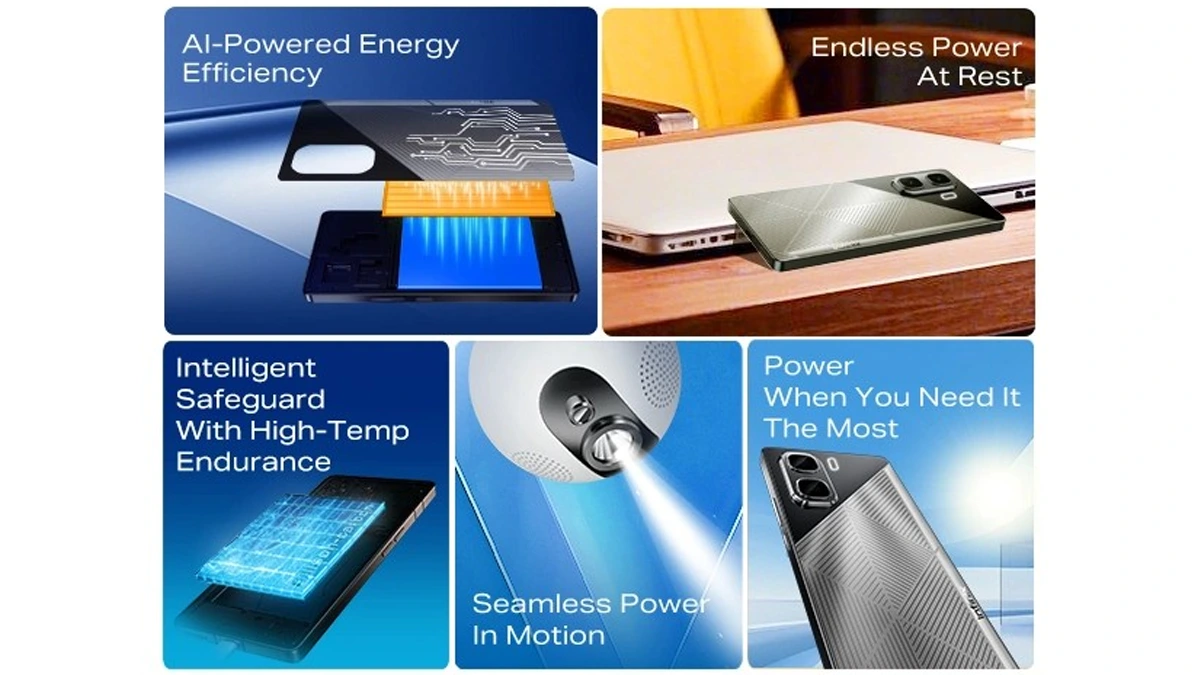 infinix solar charging features